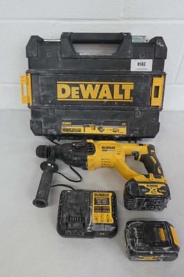 Lot Cased DeWalt DCH033M2 18V XR brushless...