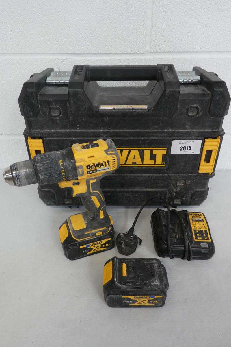 Lot Cased DeWalt DCD778 P2T-SFGB 18V XR brushless...