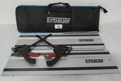 Lot Cased Erbauer circular saw track set...