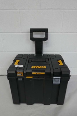 Lot DeWalt T STAK 2 wheel mobile toolbox/ trolley