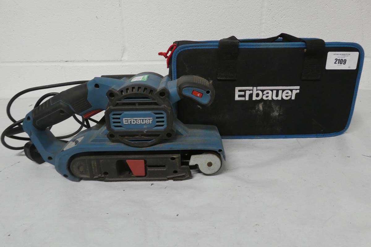 Lot Erbauer 950W belt sander (EBS950)