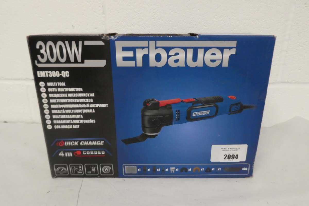 Lot Cased Erbauer 300W multi tool (EMT300-QC)