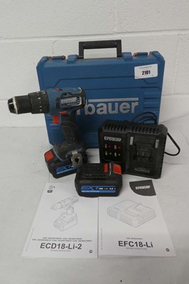 Lot Cased Erbauer EXT brushless 18V cordless combi...