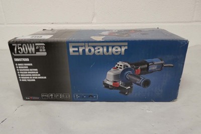 Lot Erbauer 750W 115mm angle grinder (ERB977GRD)