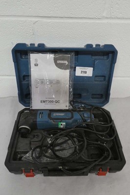 Lot Cased Erbauer 240V multi tool (EMT300-QC)