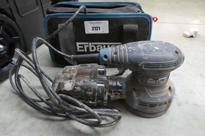 Lot Cased Erbauer 240V orbital sander (ERO400)