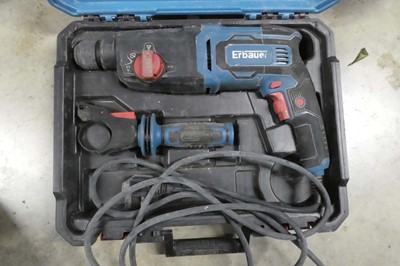 Lot Cased Erbauer 240V hammer drill (ERH750)