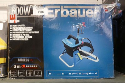 Lot Erbauer 600W professional airless paint...