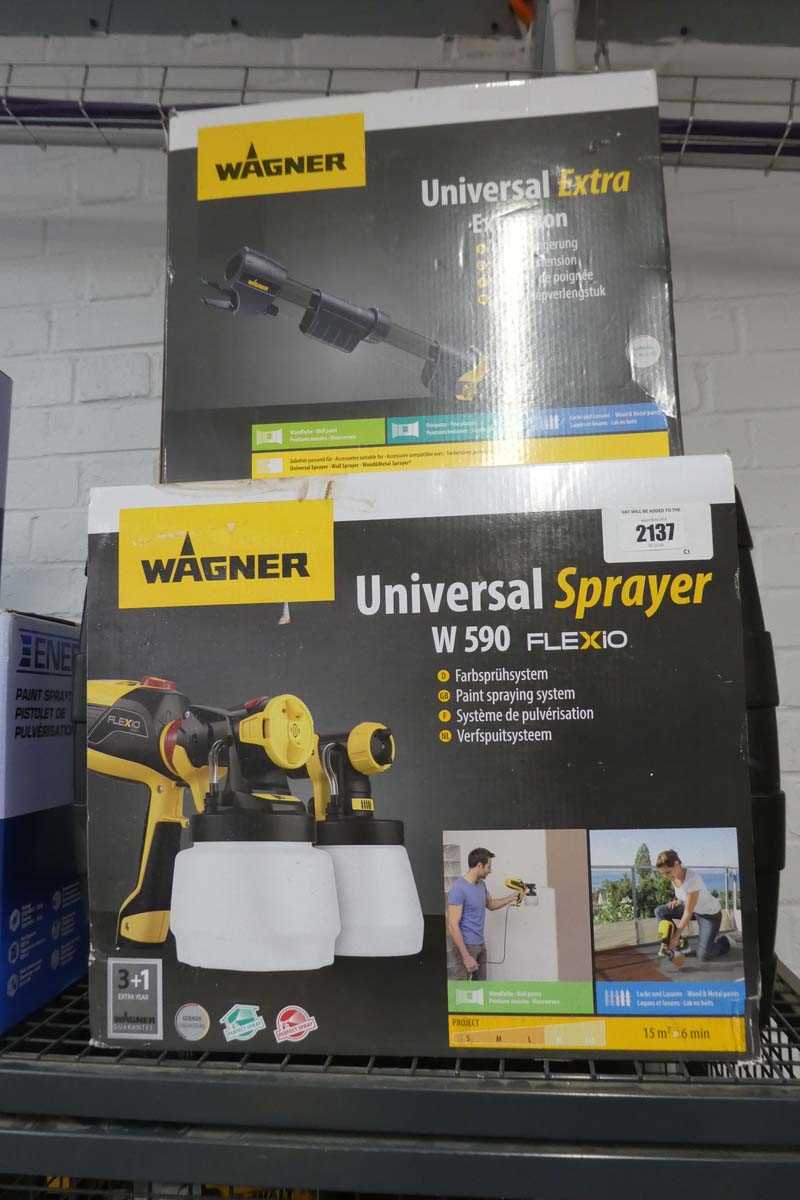 Lot Wagner Flexio universal paint sprayer (W590)...