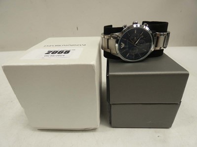 Lot 2068 - Emporio Armani AR1819 wristwatch with box