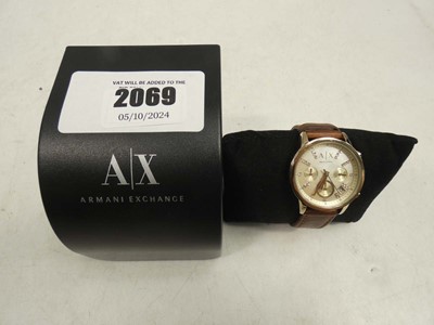 Lot 2069 - Armani Exchange AX4334 ladies wristwatch with box