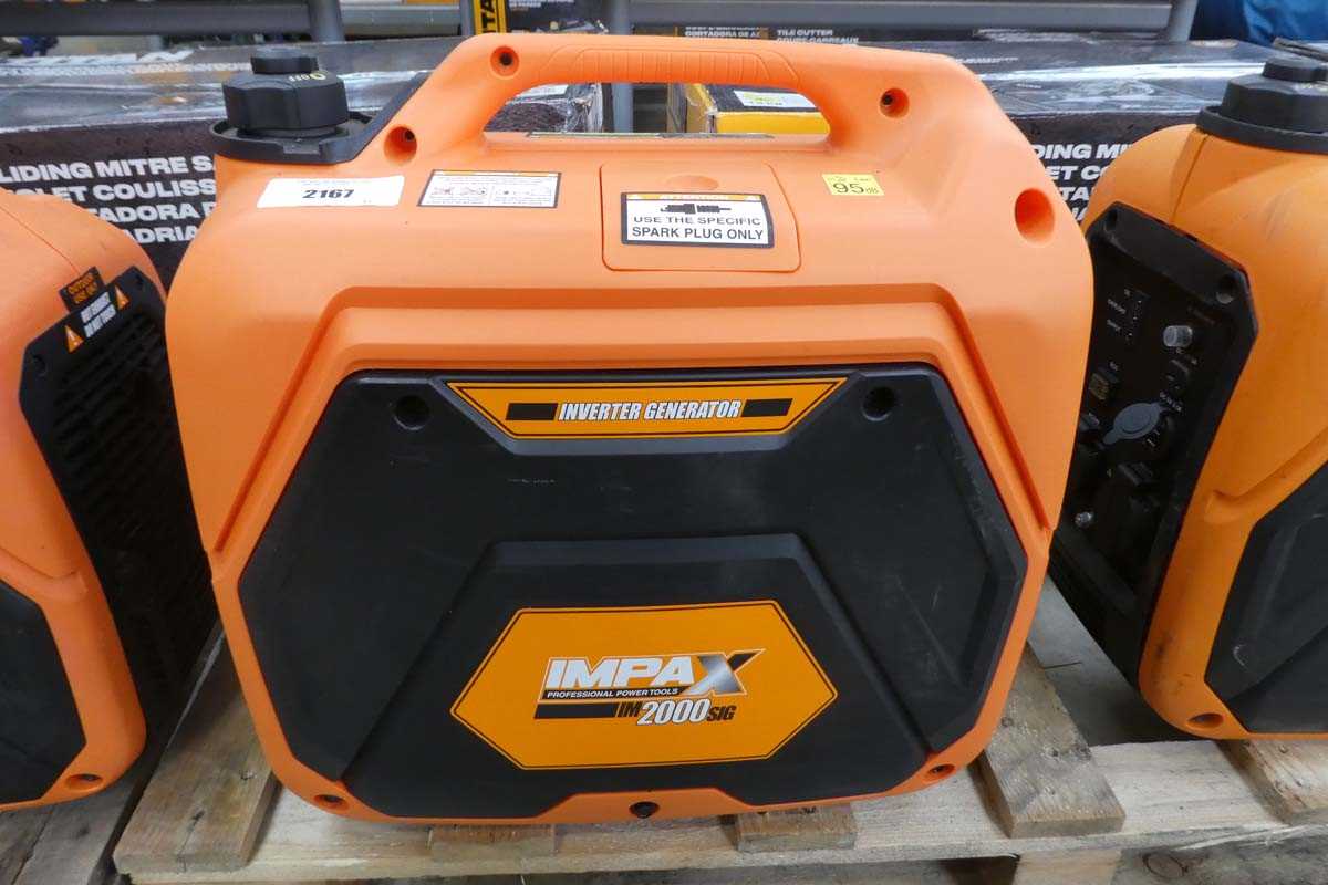 Lot Impax IM2000SIG petrol inverter generator