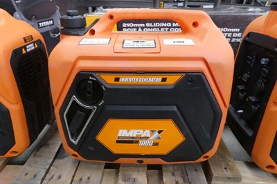 Lot Impax IM1000SIG petrol inverter generator