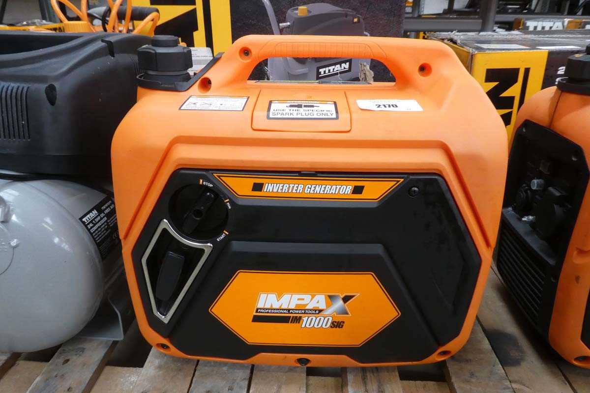 Lot Impax IM1000SIG petrol inverter generator