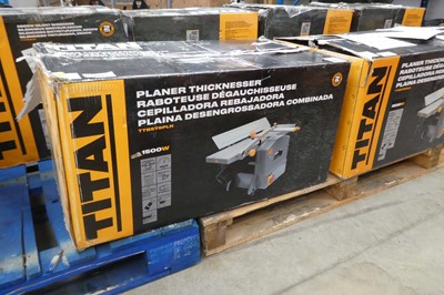 Lot Titan 240V planer thicknesser (TTB579PLN)