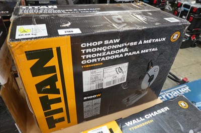 Lot Titan 240V chop saw (TTB599BNS)