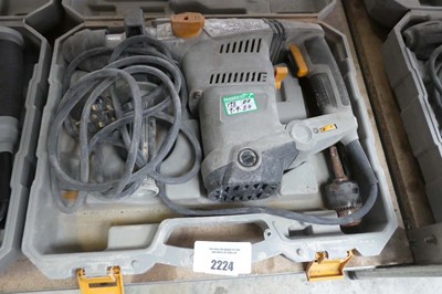 Lot 2386 - Cased Titan Magnesium SDS + rotary hammer...