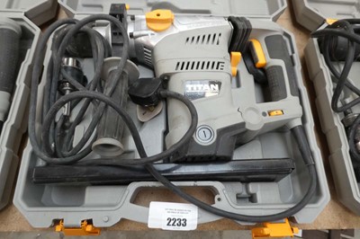 Lot Cased Titan Magnesium SDS + rotary hammer...