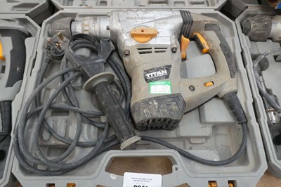 Lot Cased Titan Magnesium SDS + rotary hammer...