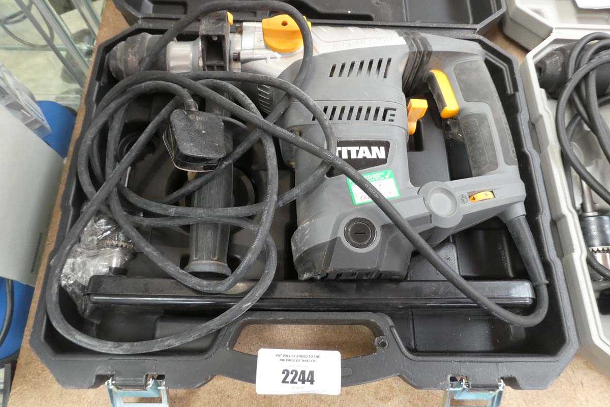 Lot Cased Titan Magnesium SDS + rotary hammer...