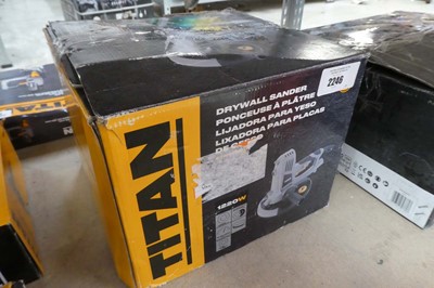 Lot Titan 240V dry wall sander (TTB715SDR)