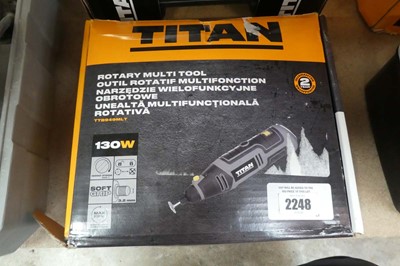 Lot Titan 240V rotary multi tool (TTB949MLT)