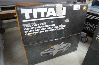 Lot Titan 240V tile cutter (TTB903TCH)