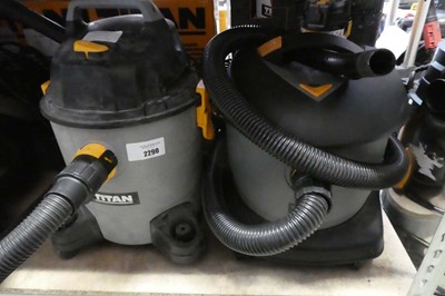 Lot 2 wet and dry vacuum cleaners