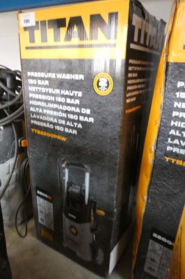 Lot Titan 150 Bar electric pressure washer...