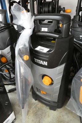 Lot Titan 140 bar electric pressure washer...