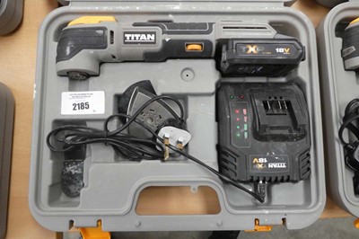 Lot Cased Titan TXP Li-Ion 18V cordless multi tool...