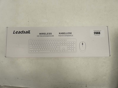 Lot 2088 - Leadsail wireless keyboard and mouse