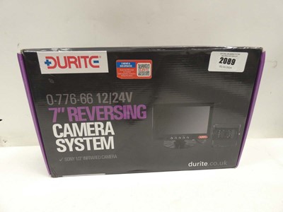 Lot 2089 - Durite 7" reversing camera system