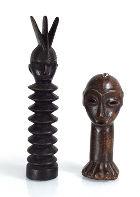 Lot 94 - A West African ancestral figure modelled as a...