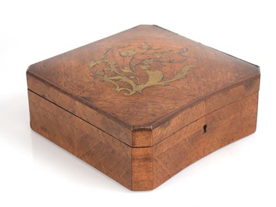 Lot 77 - A 19th century quarter-veneered rosewood and...