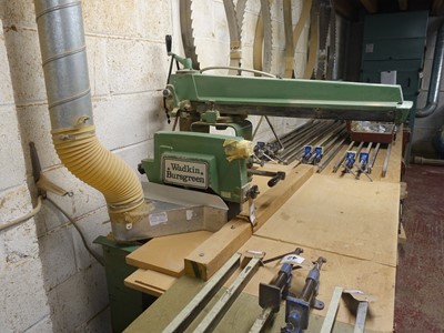 Lot 2 - Wadkin Bursgreen 350BRA radial cross cut saw...