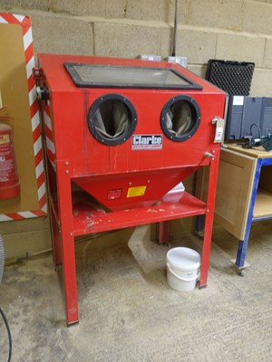 Lot 10 - Clarke SB30 shot blast cabinet, serial number...