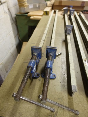 Lot 43 - Pair of Record 136 4ft T-bar sash cramps