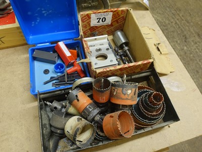 Lot 70 - Hafele Rafix unit together with various hole...