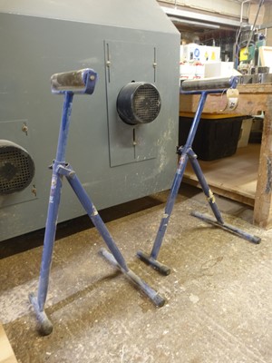 Lot 87 - Pair of Record power RPR400 folding roller...