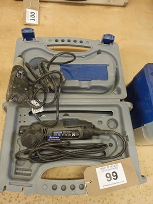 Lot 99 - 2 Dremel grinders