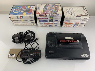 Lot Sega Master System together with 13x boxed...