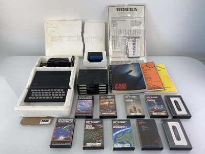 Lot Sinclair ZX81 plus a quantity of games to...