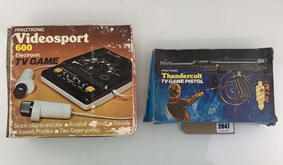 Lot Prinztronic Videosport 600 electronic TV game...