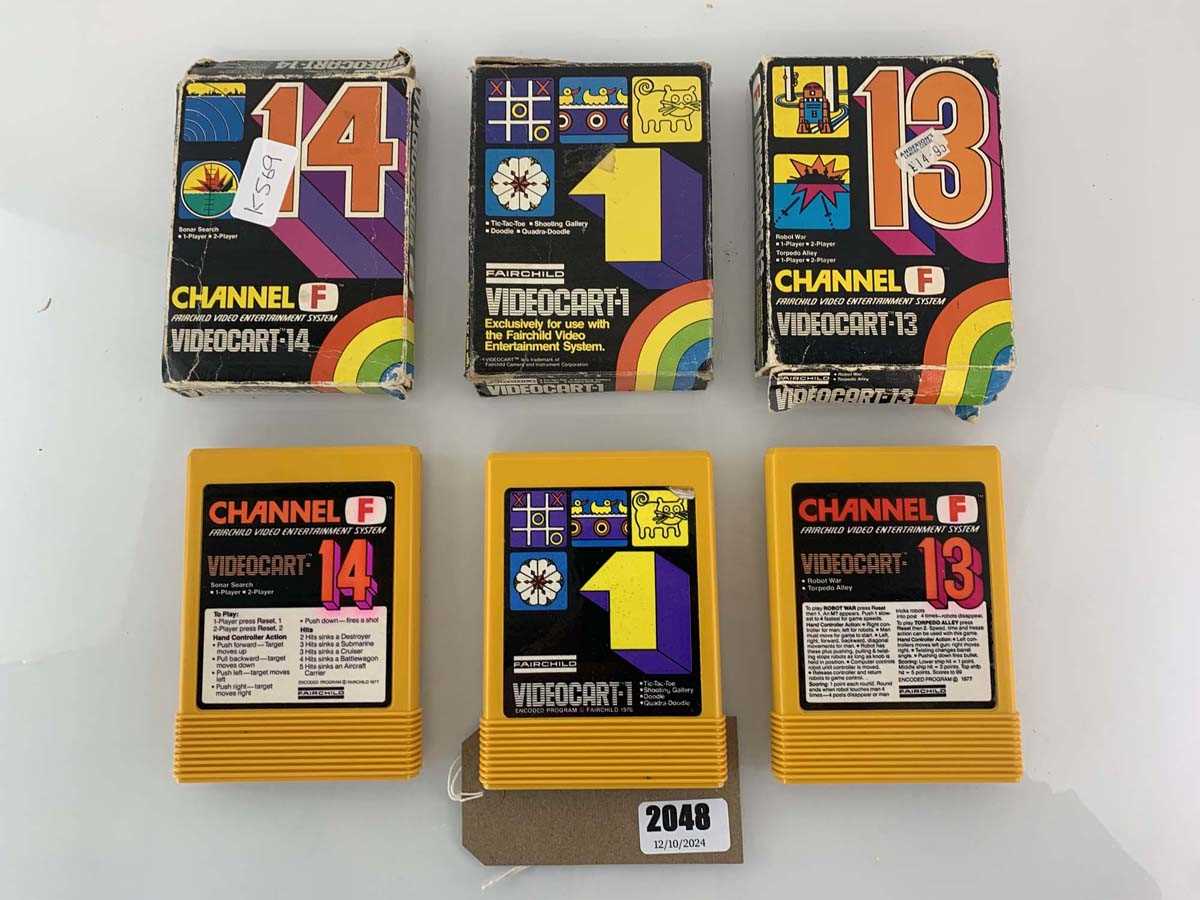 Lot 3 Fairchair Video Entertainment System games