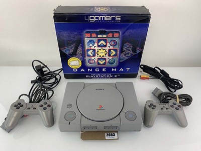 Lot Sony PlayStation 1 with 2 controllers plus a...