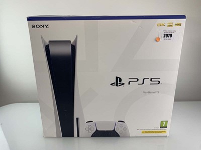 Lot Sony PlayStation 5 Disc edition, boxed