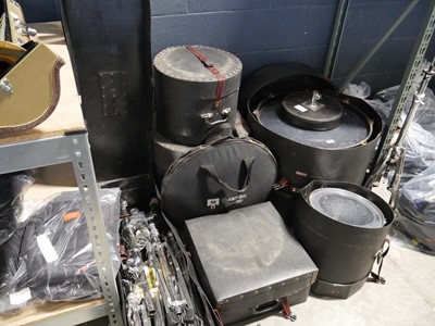 Lot 1489 - Premier Percussion drum kit, includes Zildjian...