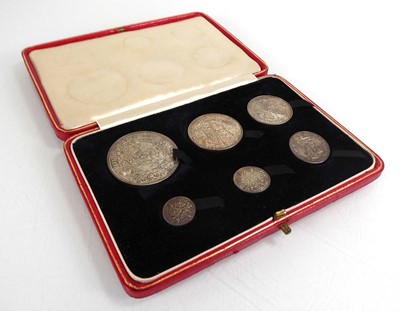 Lot 416 - A set of six commemorative coins comprising...