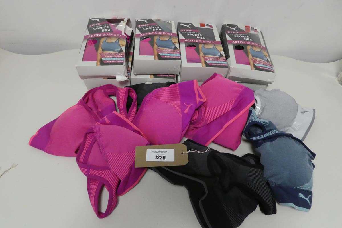 Lot 1229 - A mixed lot of women's performance sports bras...